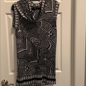 BCBG Black and white Ladies Tunic
